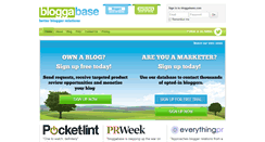 Desktop Screenshot of bloggabase.com